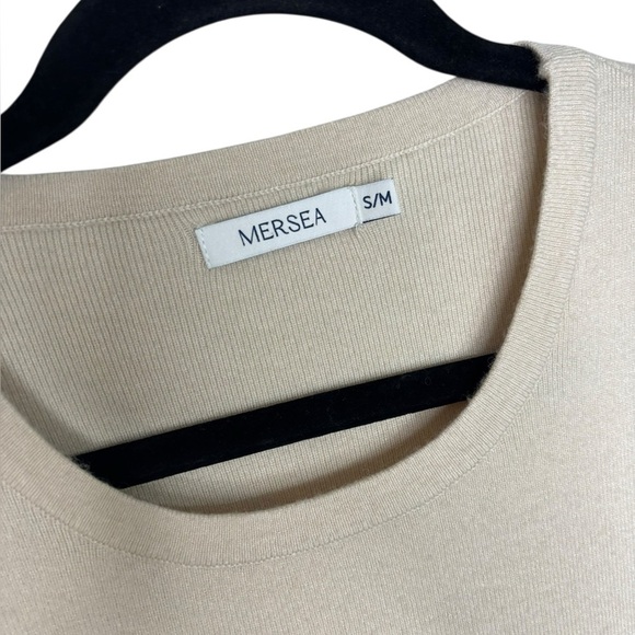 MerSea Anywear Light Open Tunic Sweater Tan S/M - Picture 4 of 13